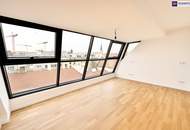 Neubau-Dachgeschoss-Maisonette mit 2 Terrassen, Weitblick, Klimaanlage &amp; Fußbodenheizung