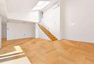 Außergewöhnliche DG-Maisonette mit 2 Terrassen beim Naschmarkt mit Garage im Haus