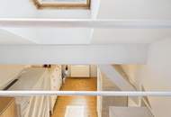 Helle Maisonettewohnung mit großer Dachterrasse in Kaisermühlen