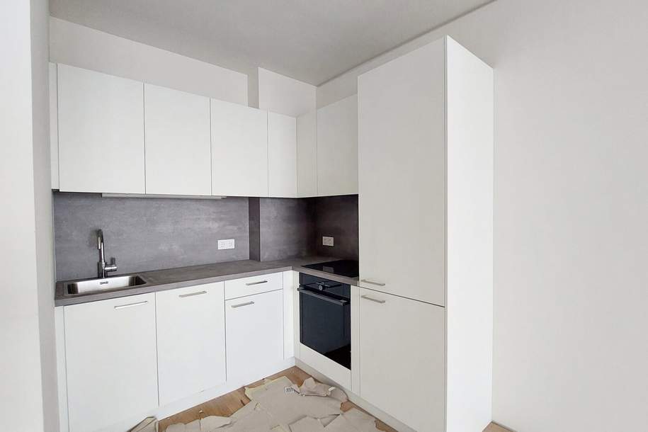 Erstbezug im VIENNA TWENTYTWO bei der U1 *Rooftop-Pool inklusive*, Wohnung-miete, 735,00,€, 1220 Wien 22., Donaustadt