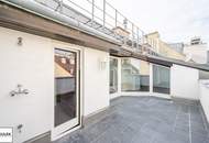 3 Zimmer-DG-Wohnung mit 2 hofseitigen Terrassen nahe Oper