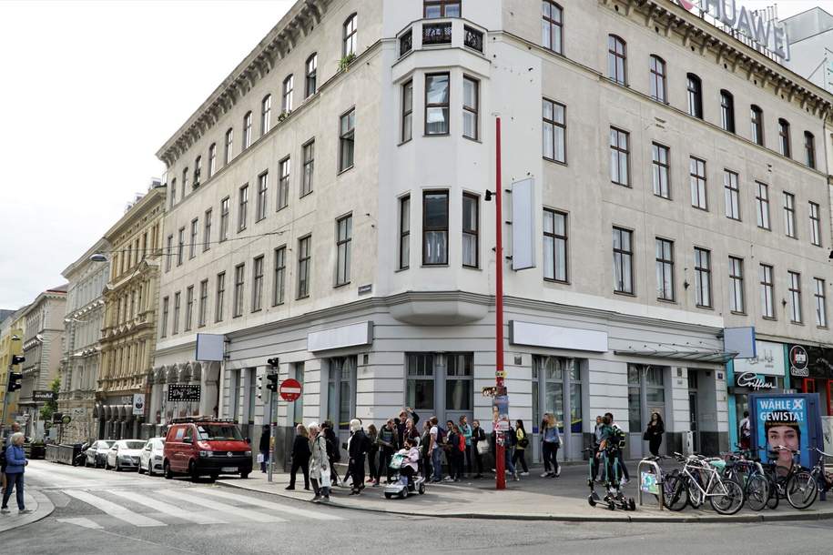 Schönes und großzügiges Objekt auf 2 Ebenen auf der Mariahilfer Straße***gestaffelte Miete***unbefristet***, Gewerbeobjekt-miete, 10.640,00,€, 1060 Wien 6., Mariahilf