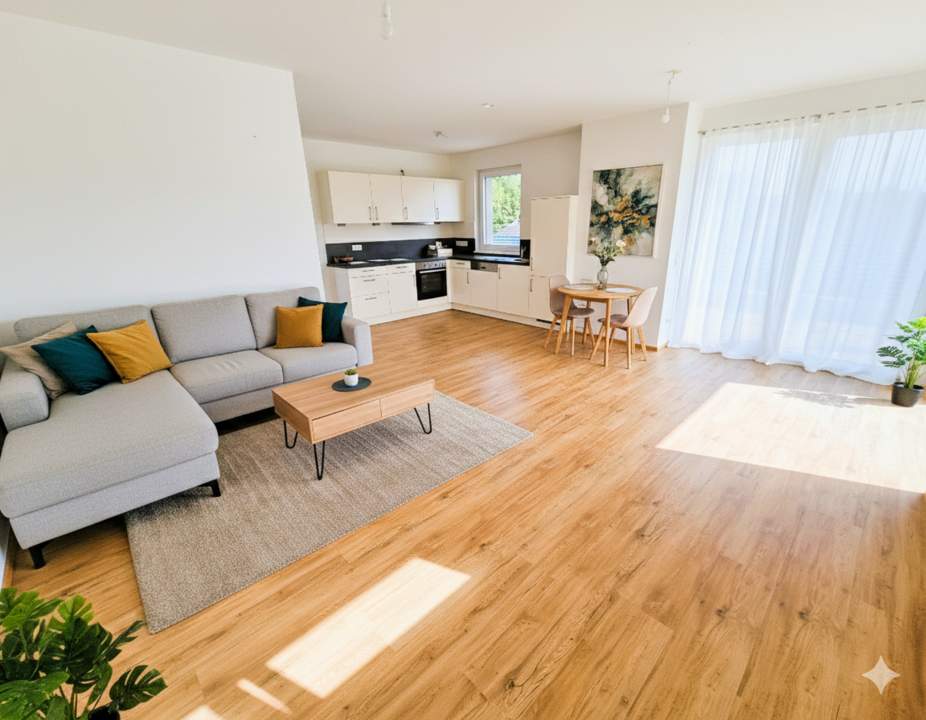 Moderne Dachgeschoßwohnung mit großer Sonnenterrasse & Fernblick