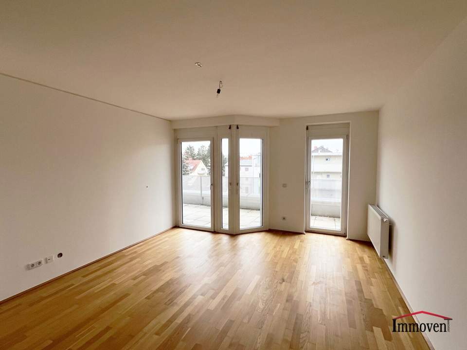 2 Zimmer-Neubauwohnung mit großem Balkon in Eggenberg