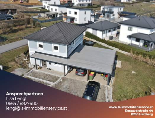 Modernes Niedrigenergiehaus in ruhiger Siedlungslage von Fürstenfeld. Durchdachte Raumaufteilung, großzügiger Garten und viel Platz!