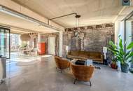 Lichtdurchflutetes Design Loft mit 2 Terrassen in der Brotfabrik Wien!