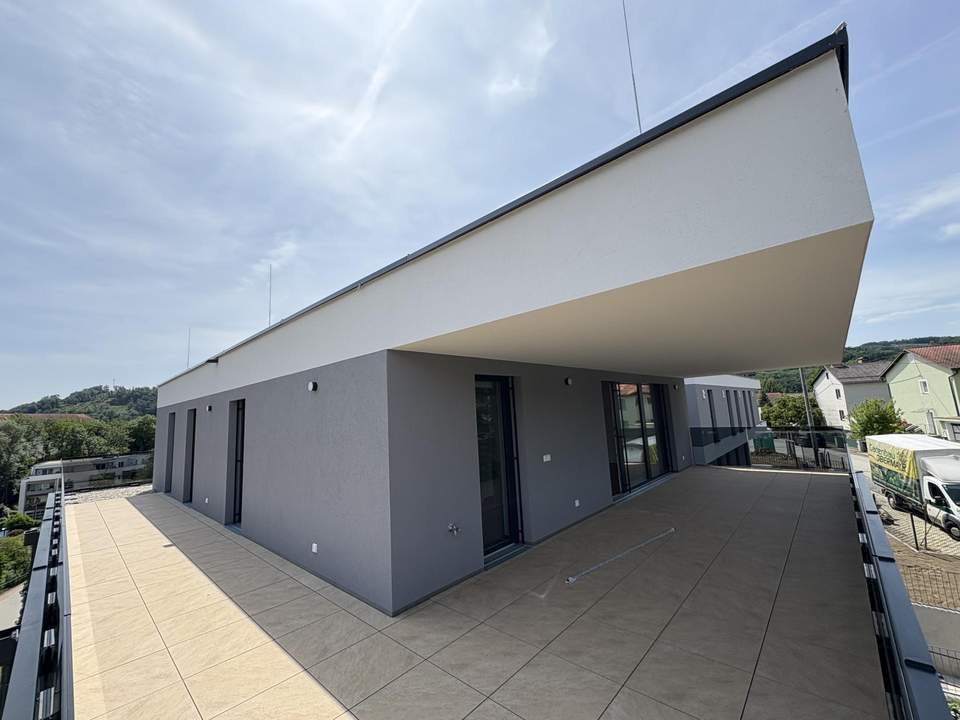 Neubau Penthouse mit 2 TG-Plätze | Harmonia Puchenau (Miete)