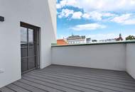 SONNIGES DACHJUWEL mit 2 Terrassen! Hofseitiger 2-Zimmer-Erstbezug nächst Naschmarkt
