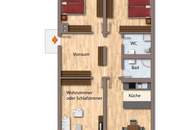 Helle 3-Zimmer-Mietwohnung mit 4 Loggien in zentrumsnaher Lage von Bad Ischl