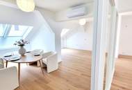 Stark reduziert - Stylischer Wohntraum im Dachgeschoss! Frisch saniert + Ruhelage + Traumhaftes Altbauhaus + Hofseitige Terrasse + U-Bahn ums Eck + Beste Infrastruktur und Anbindung!