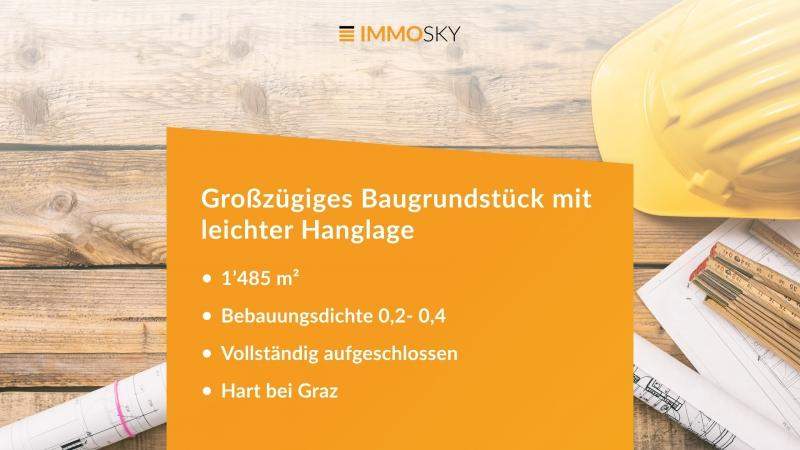 Großzügiges Baugrundstück mit leichter Hanglage