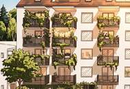 GRAZ - Gries: 38m² Zwei Zimmer-Wohnung + 3,5m² sonniger BALKON - Nähe Augarten, Fluss - Honorarfrei