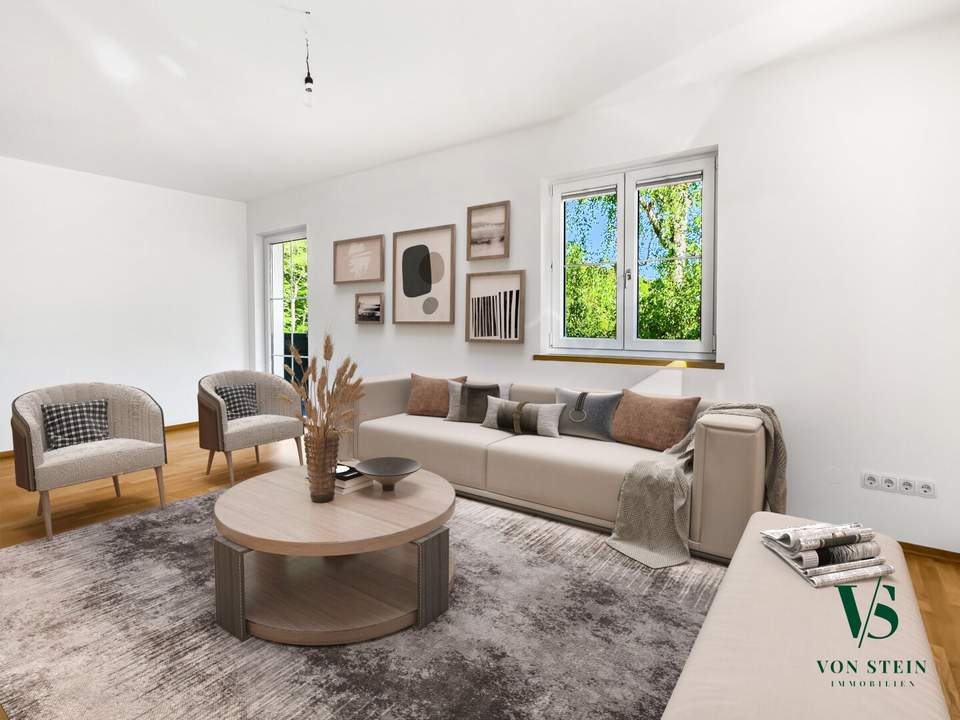 Wohnen im Grünen – elegante Wohnung mit drei Balkonen im Wienerwald