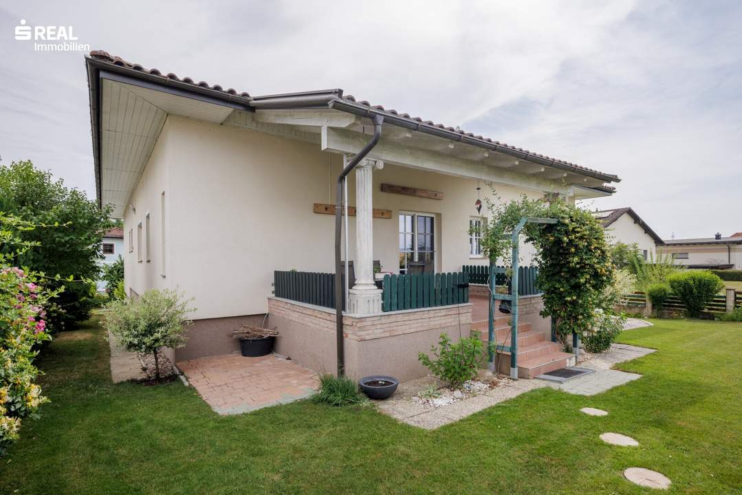 "Wohnen wie im Urlaub" 5 Zimmer-Bungalow mit großem Wohnkeller und Garage