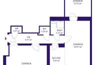 Rennweg: Elegante 3-Zimmer-Wohnung im 6. Lifstock mit Weitblick & perfekter Infrastruktur