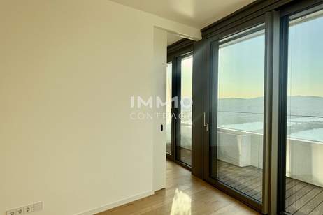 DANUBEFLATS: Premium Living - Edle 2-Zimmer-Wohnung in 40. Stock, Wohnung-kauf, 680.000,€, 1220 Wien 22., Donaustadt