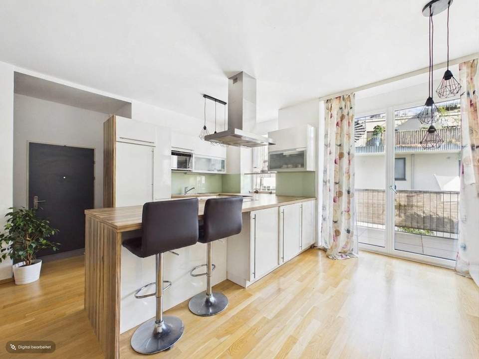 Linz/Urfahr: Moderne Mietwohnung ca. 89 m² + ca.13 m² Loggia im Urfahr City Center (WG-geeignet)