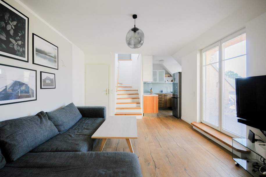 SONNIGE 3-ZIMMER-MAISONETTE MIT TERRASSE UND GEMEINSCHAFTSGARTEN IN HETZENDORF, Wohnung-miete, 1.700,00,€, 1120 Wien 12., Meidling