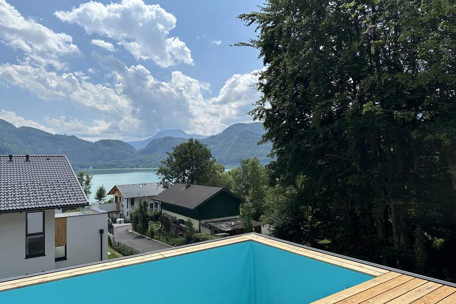 Luxus Pur am Mondsee | Einfamilienhaus mit Pool, Garten und Seezugang! Sommer 2024 bezugsfertig!, Haus-kauf, 2.176.000,€, 5310 Vöcklabruck