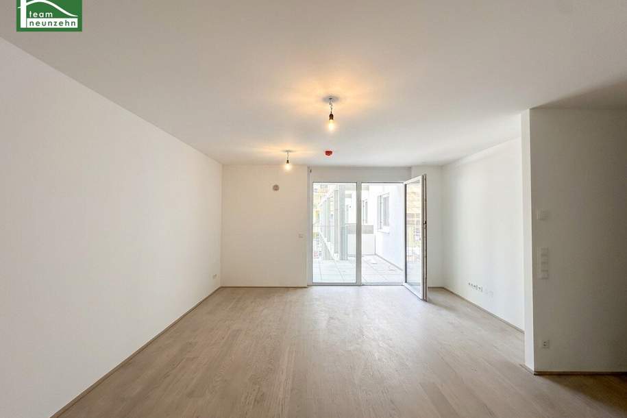 Erstbezug "An der Schanze" - 3-Zimmer Wohnung mit großem Balkon zwischen Kagran und Alte Donau - Fertigstellung Ende 2026!, Wohnung-kauf, 472.000,€, 1210 Wien 21., Floridsdorf