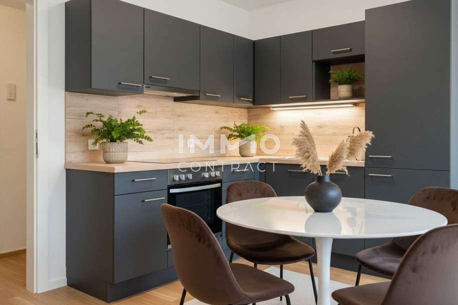 Traumhafter Erstbezug: 2-Zi Wohnung mit Garten, Terrasse, Tiefgarage &amp; U-Bahn Nähe in 1220 Wien, Wohnung-kauf, 239.500,€, 1220 Wien 22., Donaustadt