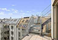 Ein Fernblicke der begeistert | ERSTBEZUG mit DACHTERRASSE | DG-Maisonette Nähe Alte Donau | Teils hofseitig | Fernwärme | TG-Stellplatz optional | Ideal für Anleger oder Eigennutzer | Nachhaltiges Projekt