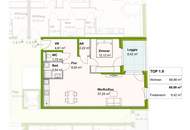 Lichtdurchflutete 2-Zimmer-Wohnung mit sonniger Loggia in Kalsdorf bei Graz