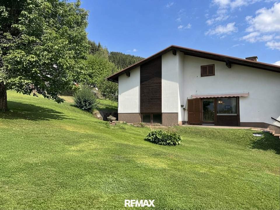 Haus zum Sanieren mit Gestaltungspotenzial und großzügigem Grundstück in ruhiger Lage im Lavanttal