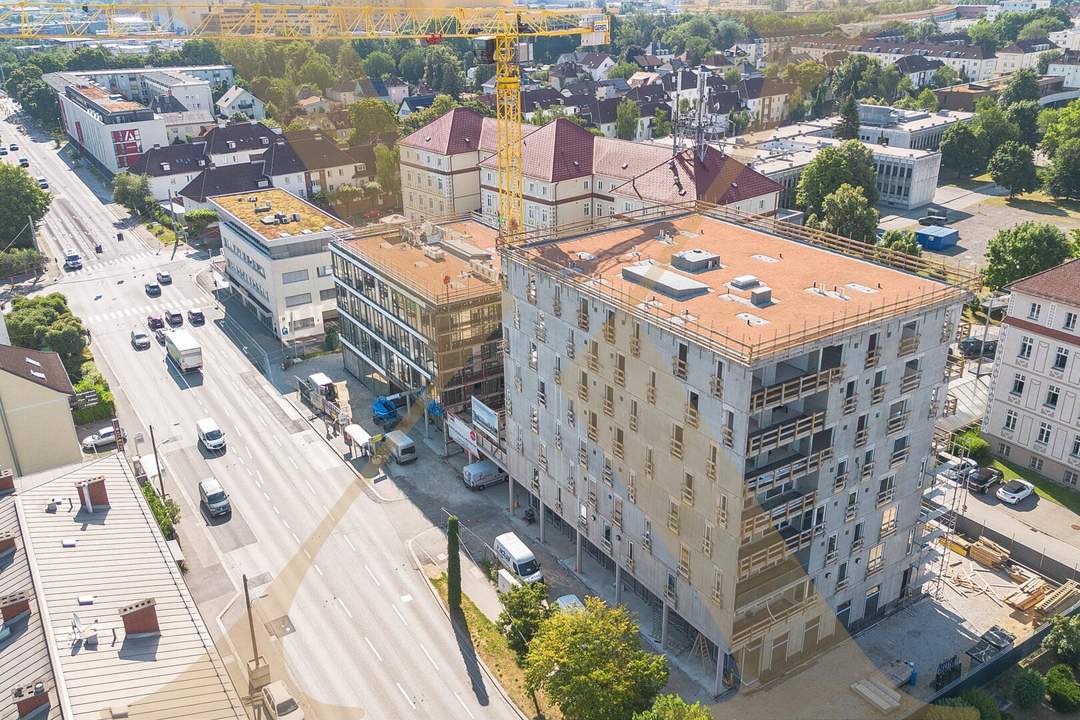 Einzigartige Neubau Büro-/ Praxisflächen im Bauprojekt "Med Cube Linz Mitte" zu vermieten!