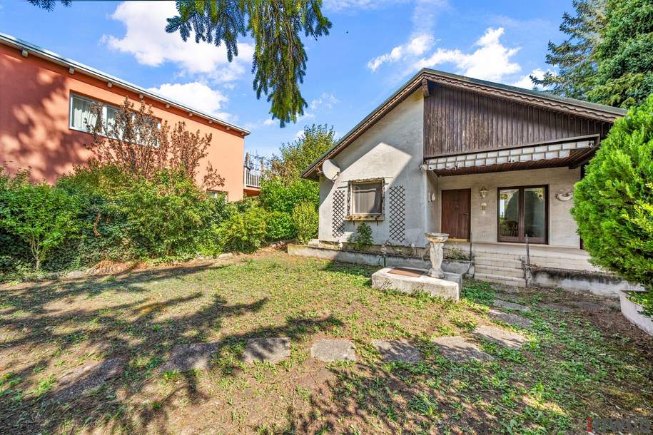 Bisamberg I charmantes Einfamilienhaus I Gartenhütte I rund 420m² Grundstücksfläche I Ausbau möglich I zwischen Korneuburg und Langenzersdorf, Haus-kauf, 339.000,€, 2102 Korneuburg