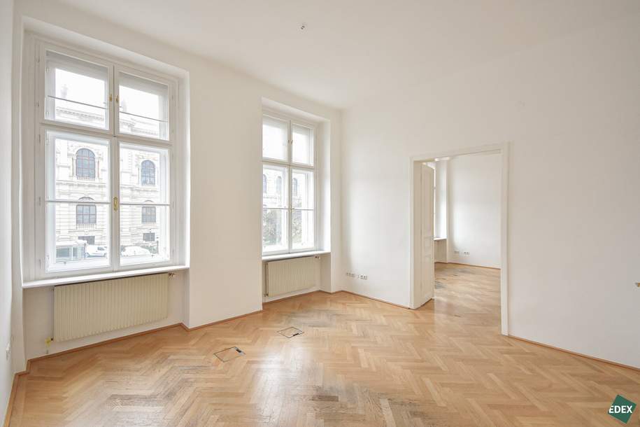 4 Zimmer-Altbaubüro beim Museumsquartier, Gewerbeobjekt-miete, 3.105,06,€, 1010 Wien 1., Innere Stadt