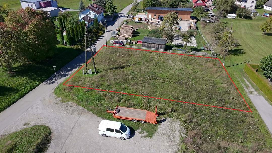 Sonniges Baugrundstück mit 1.200 m² in Jaunstein - Globasnitz
