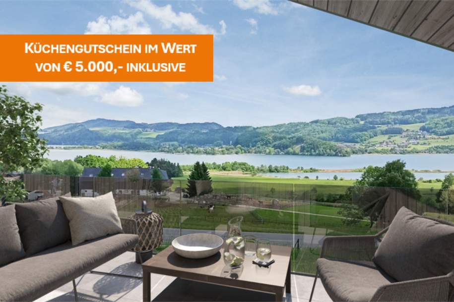 Wohnen mit Seepanorama – PROVISIONSFREI Neubauprojekt Seeham, Wohnung-kauf, 748.500,€, 5164 Salzburg-Umgebung