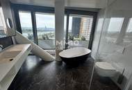 Großzügige 4 Zimmer Wohnung mit über 100 m² Balkon und Blick auf die Donau!