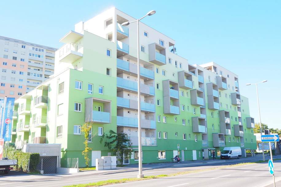 Zentrale, geförderte 2 Zimmer Wohnung mit großem Balkon und Fernsicht - Lazarettgürtel 100 - Top 76, Wohnung-miete, 795,82,€, 8020 Graz(Stadt)