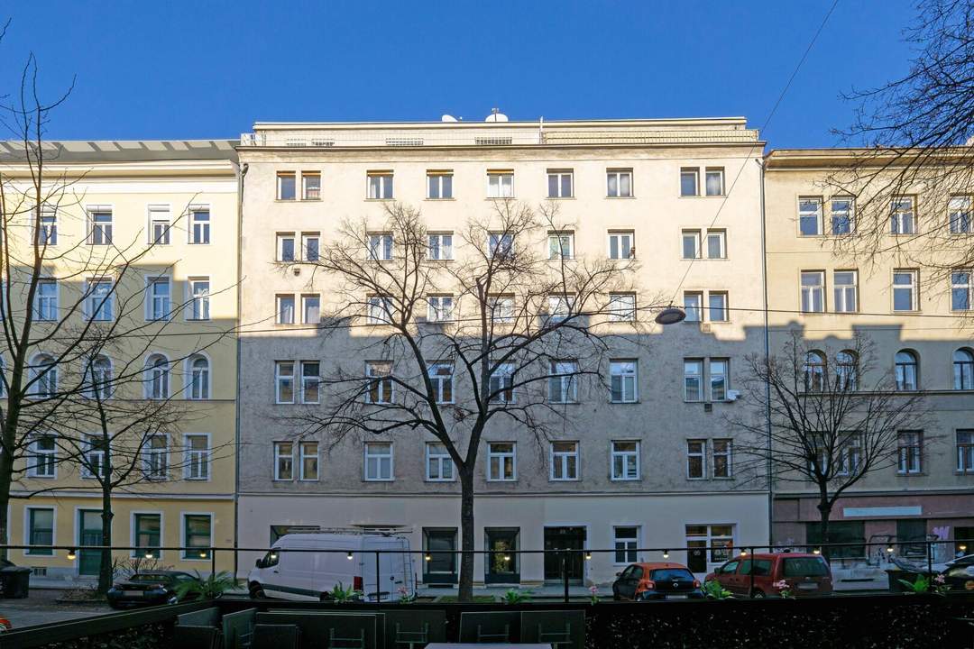 Kompakte 1-Zimmer-Altbauwohnung in zentraler Lage beim Prater - unbefristet vermietet