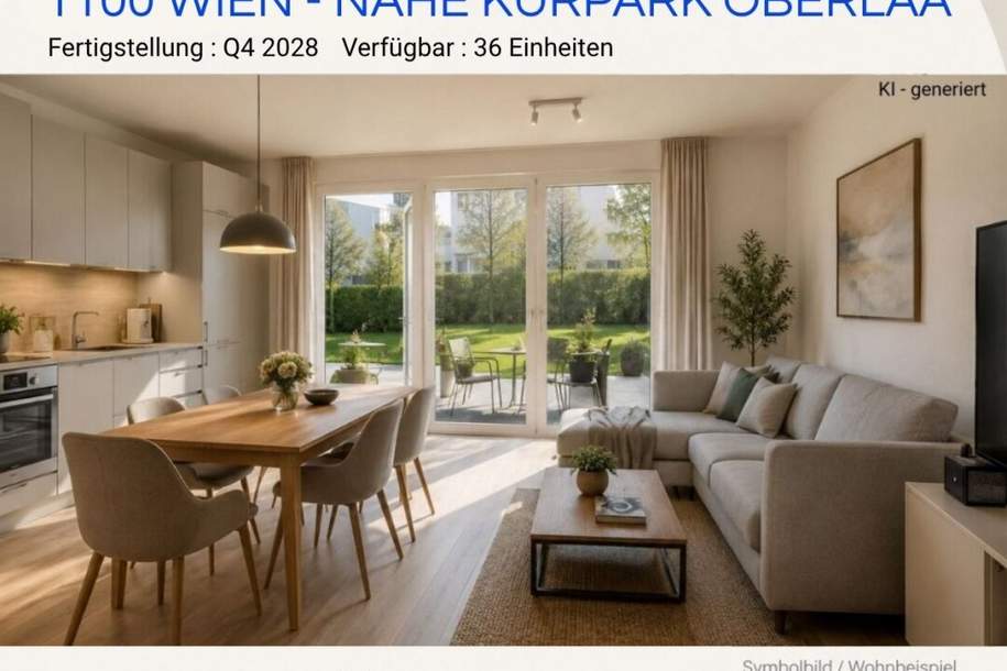 Exklusive Kurparkresidenzen - Eigennutzung oder INVESTMENT, Wohnung-kauf, 594.000,€, 1100 Wien 10., Favoriten