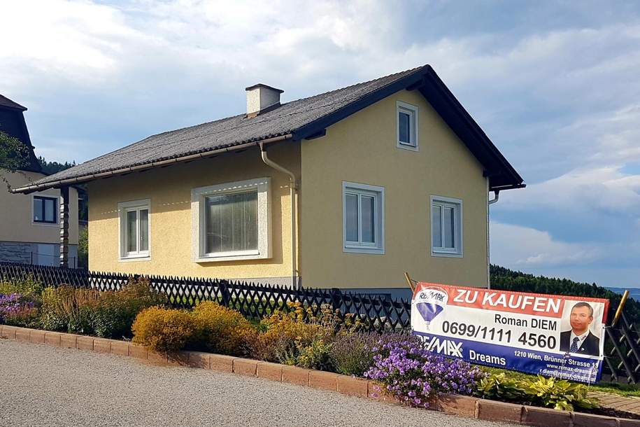 Kleines, feines Ferienhaus mit traumhaftem, unverbaubaren Ausblick!, Haus-kauf, 159.000,€, 2872 Neunkirchen