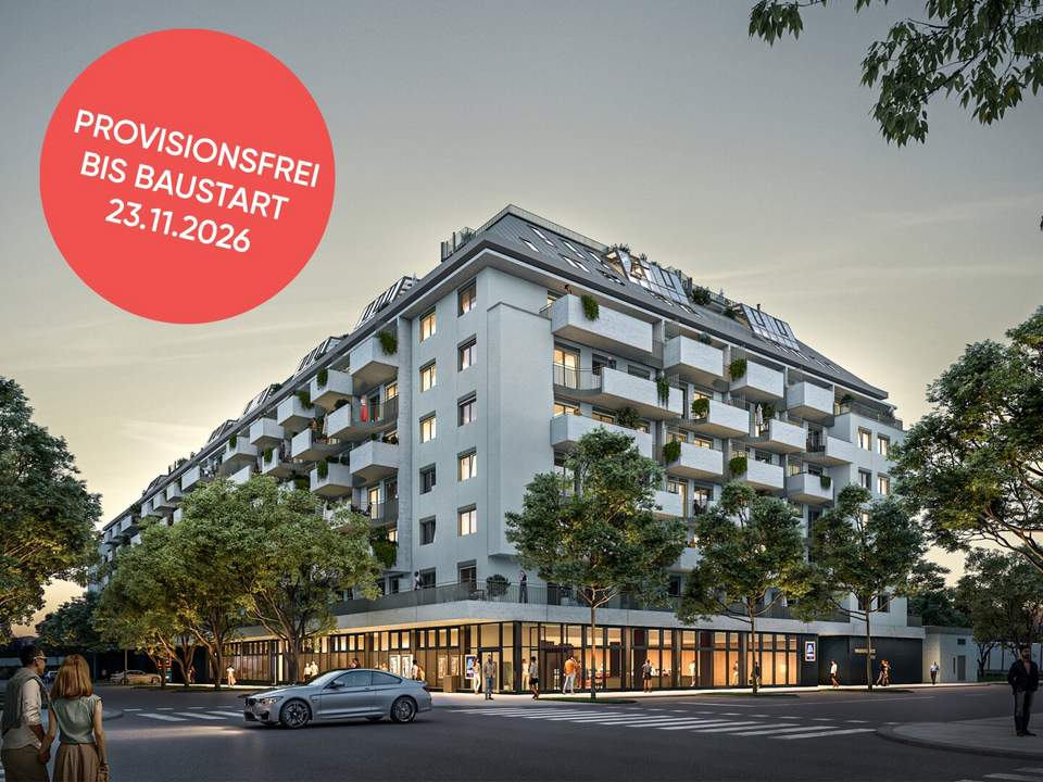 Klimatisierte Dachgeschosswohnung - Traisengasse 20-22 - Moderner Lebensraum mit Donaublick