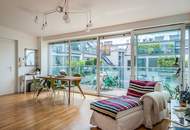 Rarität: Hochwertige 2 Zimmer Dachgeschoßwohnung mit Terrasse in Hofruhelage