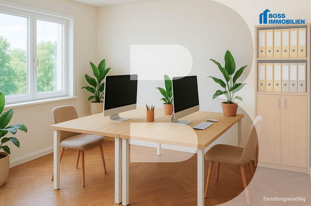 Kompakt. Clever. Büro mit 2 Räumen – 58 m²