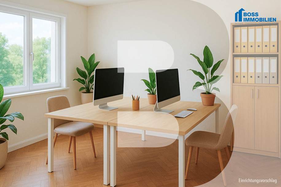 Kompakt. Clever. Büro mit 2 Räumen – 58 m², Gewerbeobjekt-kauf, 223.200,€, 4050 Linz-Land