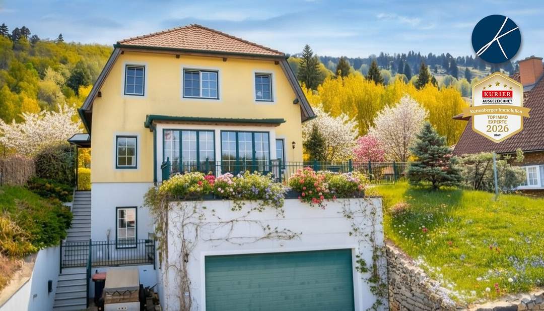 Familienwohntraum mit Gartenparadies und Ausblick ins Kamptal