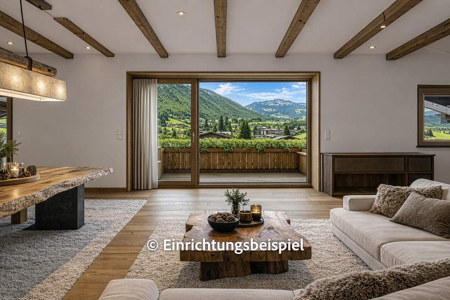 Dachgeschosswohnung im Zentrum mit Panorama-Ausblick, Wohnung-kauf, 395.000,€, 6370 Kitzbühel