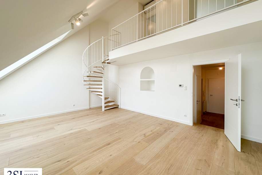 Helle 2-Zimmer-Maisonettewohnung im Dachgeschoß in Top Lage, Wohnung-kauf, 547.000,€, 1040 Wien 4., Wieden