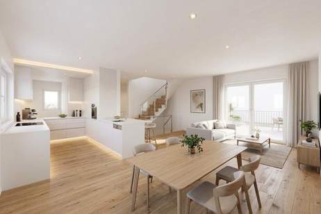 ERSTBEZUG | VOLLUNTERKELLERT | DACHTERRASSE | LUFTWÄRMEPUMPE | KAMIN, Haus-kauf, 799.000,€, 1220 Wien 22., Donaustadt