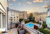 Exklusives Wohnjuwel – Stilvolle Drei-Zimmer-Wohnung mit Loggia, Balkon &amp; Garagenstellplatz in Döbling