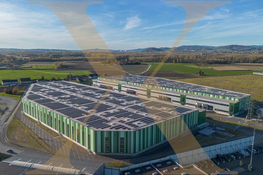 NEUBAU - Lager-/Produktionshalle (optional mit Büroflächen) in Enns/Ennshafen zu vermieten!
