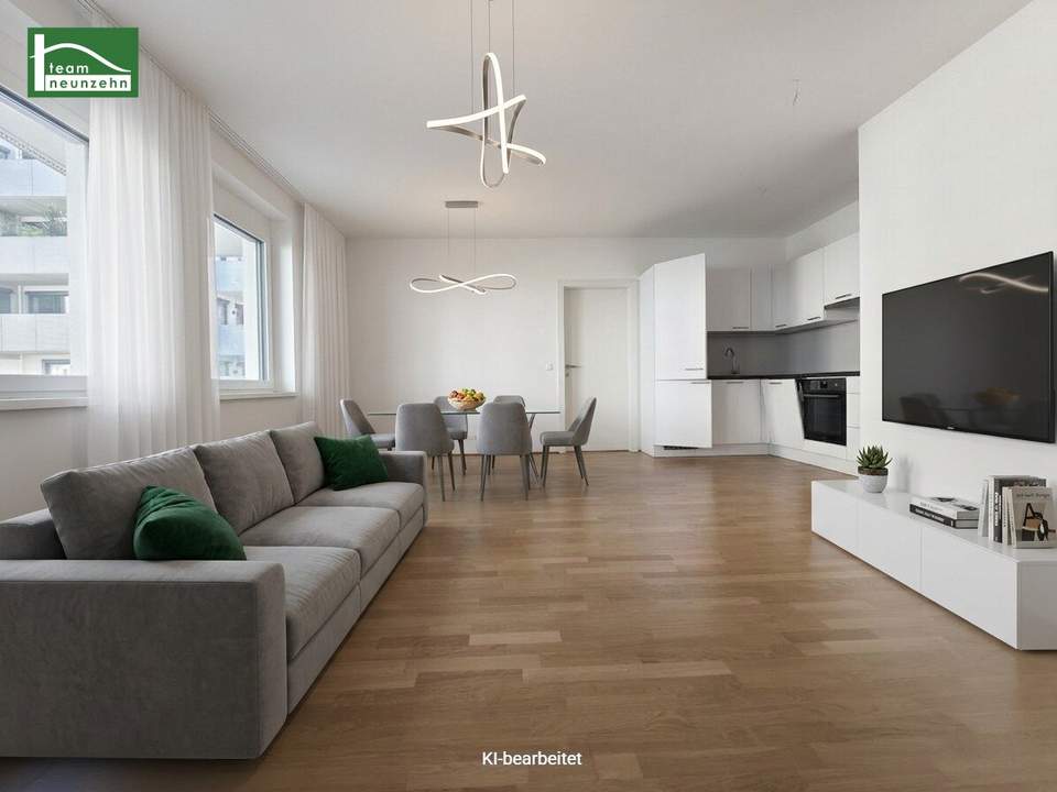 Geräumige 3-Zimmer-Wohnung im Karmeliterhof inklusive Einbauküche! Ideale Lage nahe Fußgängerzone