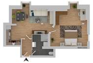 Lichtdurchflutete 2- Zimmerwohnung - ca. 46 m² - Graz - Grabenstraße 222